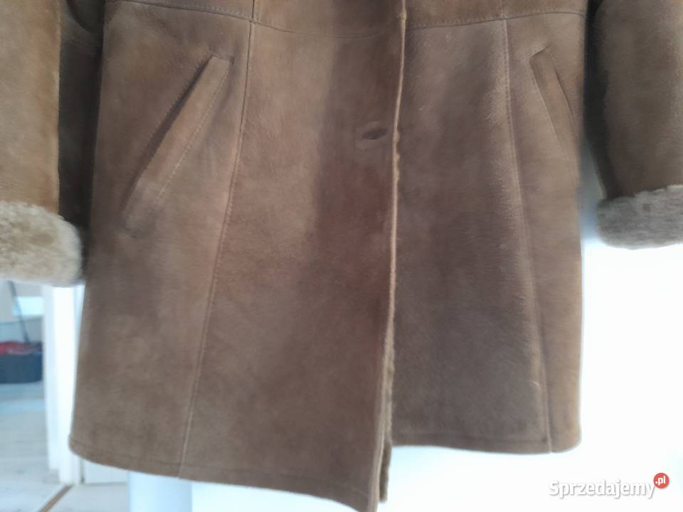 Kożuch brązowy xl Rozmiar 42(XL)