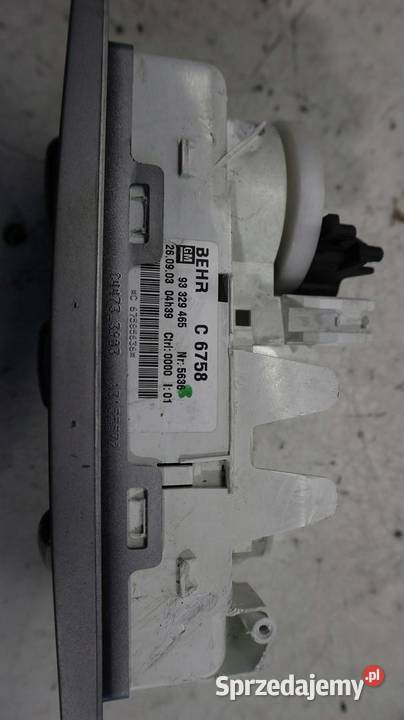 PANEL STEROWANIA KLIMATYZACJĄ OPEL MERIVA A