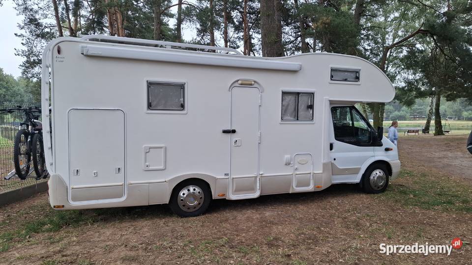 Kamper Alkowa 5 osobowy Ford Transit Ahorn Camp podkarpackie Jasło