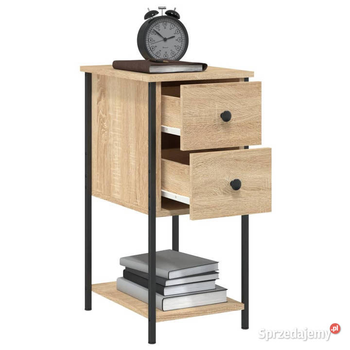 Szafka nocna dąb sonoma 32x42x70 materiał Meble Warszawa
