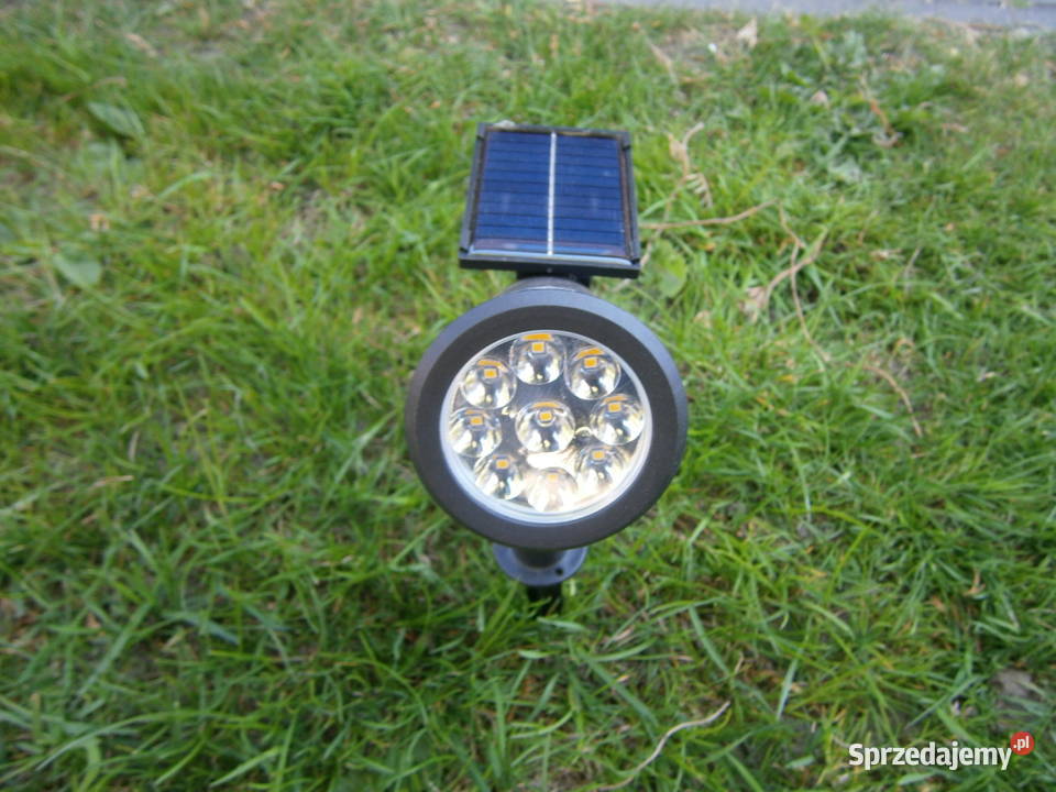 leflektor ogrodowy 9 led solarny wbijany Siedlce