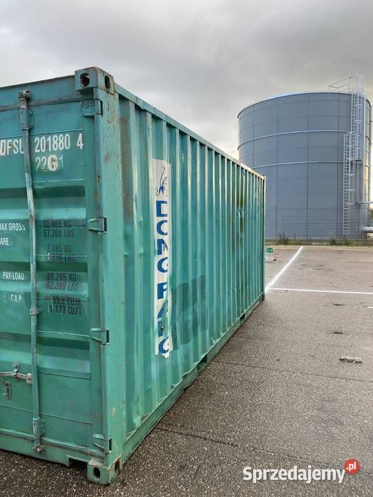 Kontener morski magazynowy 20DV 6 metrowy Magazynowanie Rydułtowy