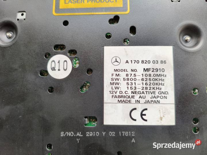 2x Radio Mercedes Audio 10cd Mercedes w124 w202 lubelskie Chełm sprzedam