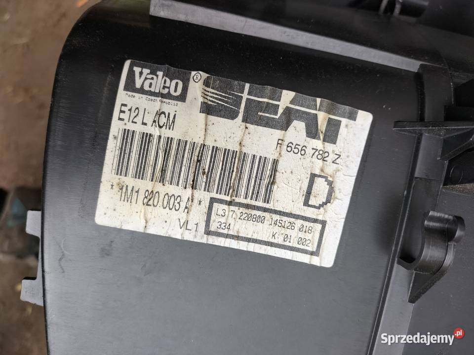 seat toledo 2 mk2 NAGRZEWNICA DMUCHAWA OBUDOWA lubelskie Kamień-Kolonia