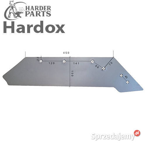 Lemiesz HARDOX 1188P do pługa UNIA grudziądz TUR Suwałki