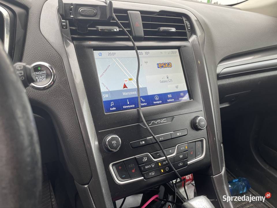 Ford Mondeo 20 hybryda faktura VAT brutto biały mazowieckie Warszawa