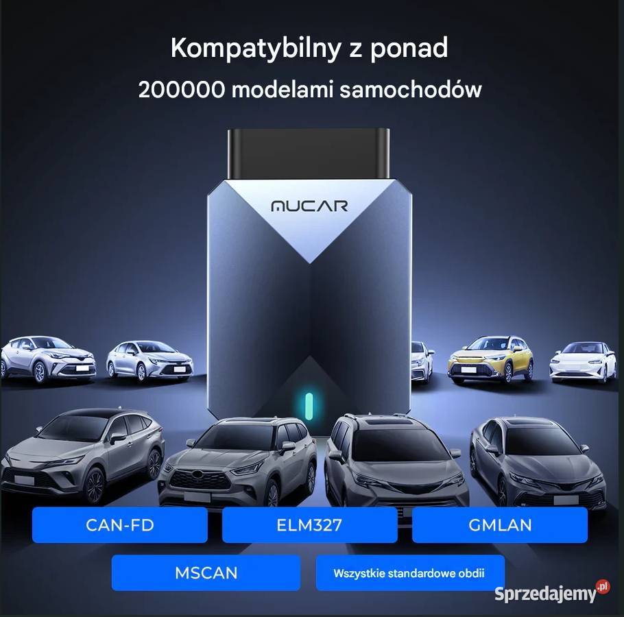 Mucar BT200 interfejs diagnostyczny Bluetooth Piotrków Trybunalski