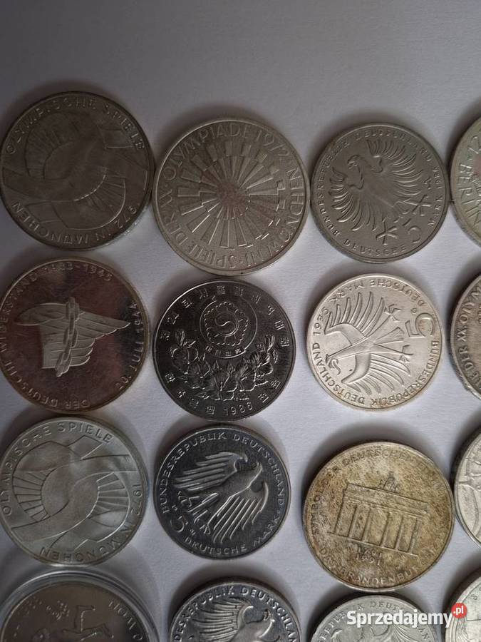 Srebrne monety dolnośląskie sprzedam
