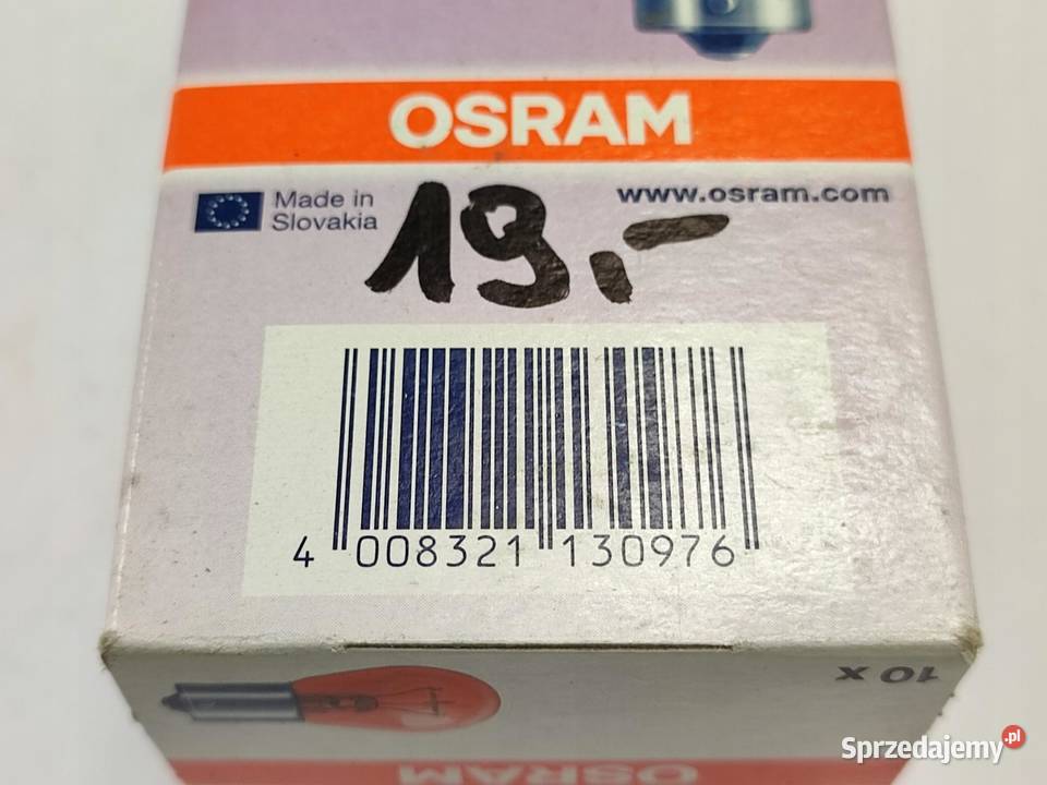 ŻARÓWKA KOMPLET 10 OSRAM 24V PY21W 21W BAU15S