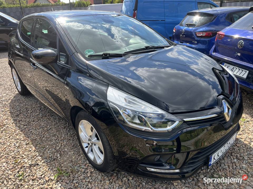 Renault Clio IV 09 Limited 90Tce 2019 53oookm światła przeciwmgielne Kraków sprzedam