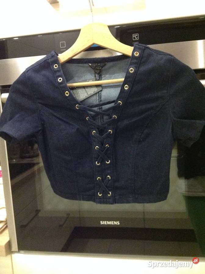 Crop Top Jeans Damski GUESS XS NOWY lubuskie Nowa Sól sprzedam