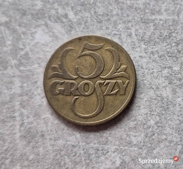 401 POLSKA II RP 5 Groszy 1923 r łódzkie Wola Kruszyńska