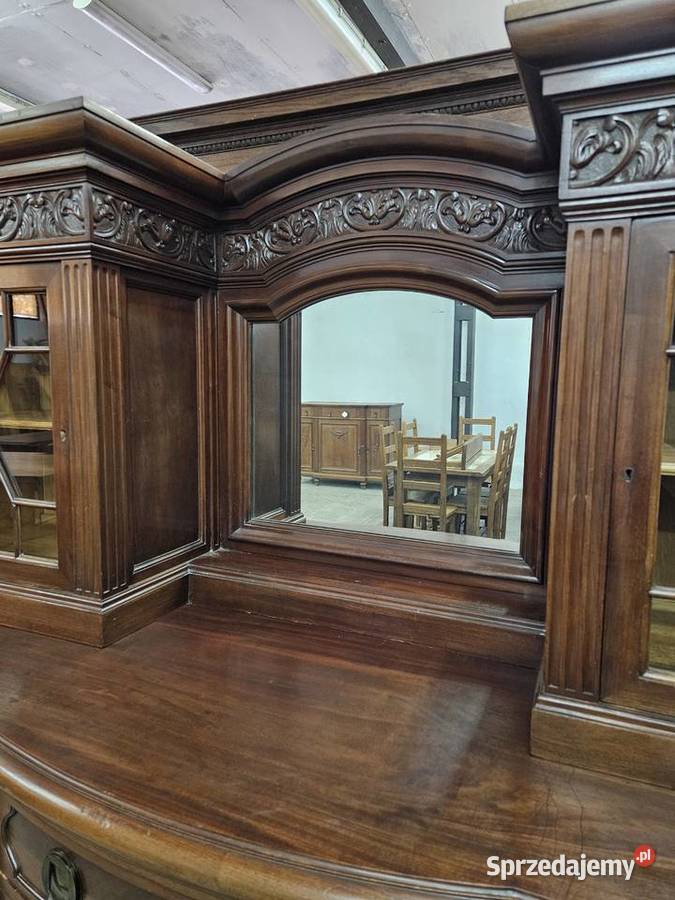 Duży piękny kredens Chippendale Francja