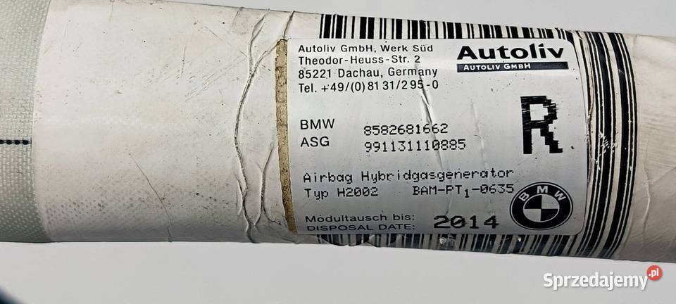 KURTYNA PRAWA BMW E46 8582681662 Lipno sprzedam