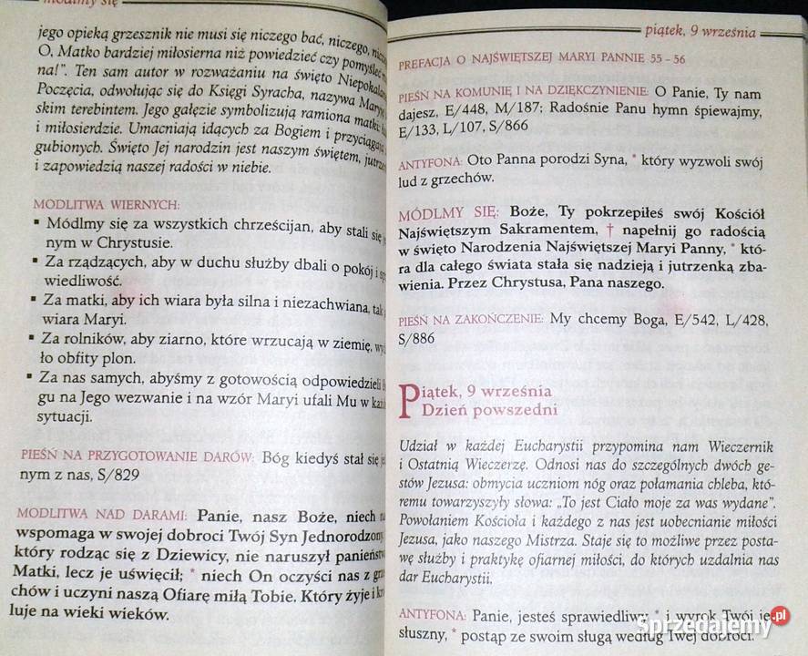 OREMUS Teksty Liturgii Mszy Świętej 092022 lubelskie Chełm
