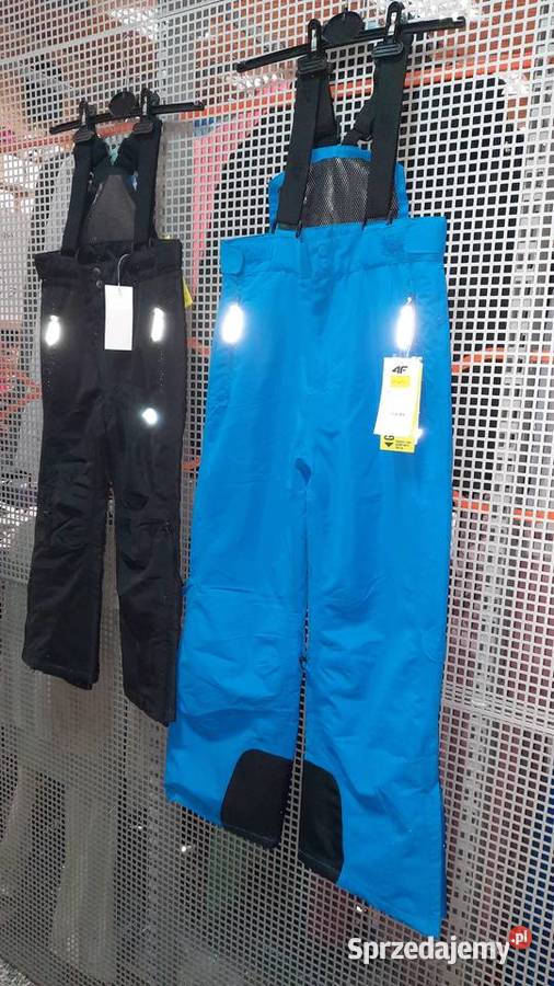 Spodnie narciarskie chłopięce 4F niebieski Pozostałe