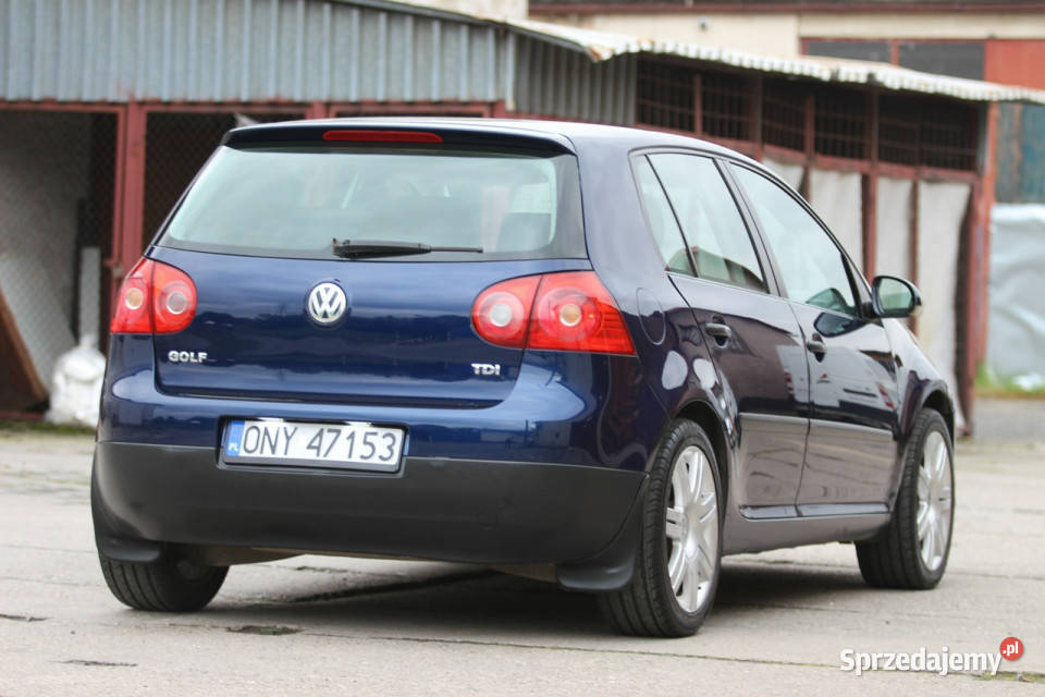 Volkswagen Golf 19 diesel 5 drzwi Klimatyzacja ABS Samochody osobowe opolskie Nysa