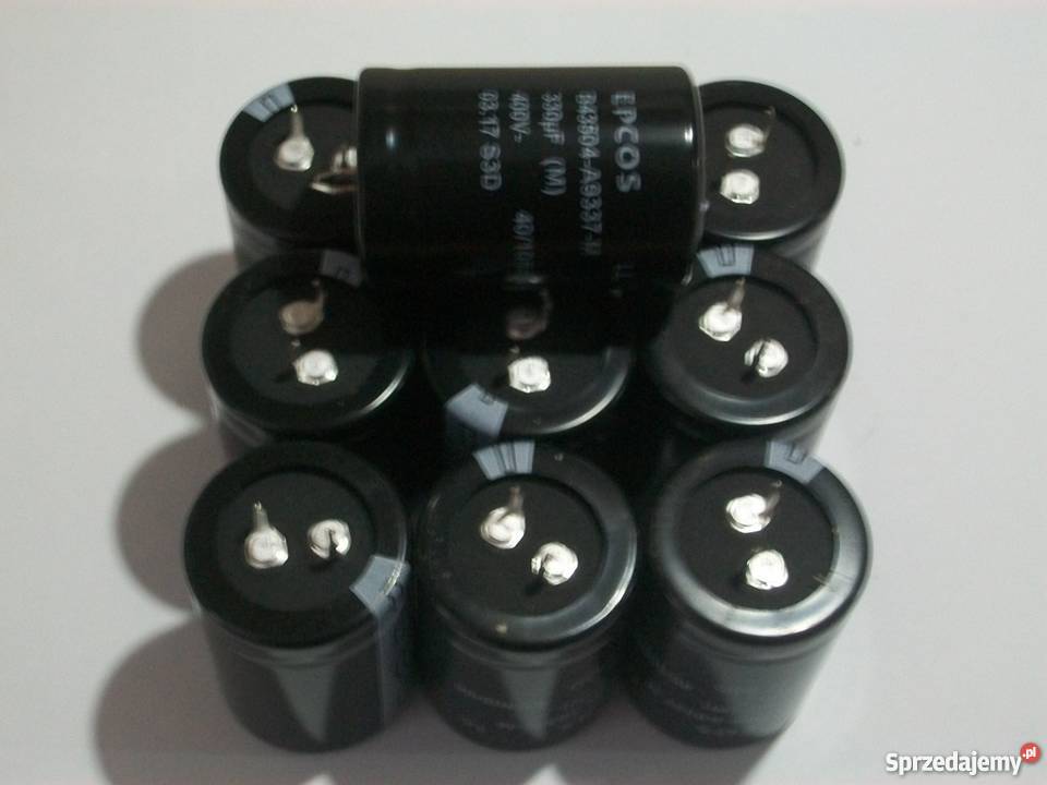70 Kondensator elektrolit zatrzask 330 F 400 V łódzkie Łódź