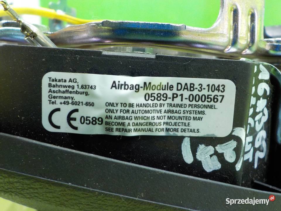 HONDA INSIGHT II 13 IMA 10r 5D AIRBAG poduszka mazowieckie