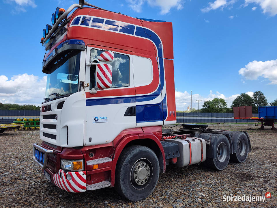 Ciągnik siodłowy SCANIA R620 V8 6x4 2008r pełny VAT łódzkie Twardosławice sprzedam