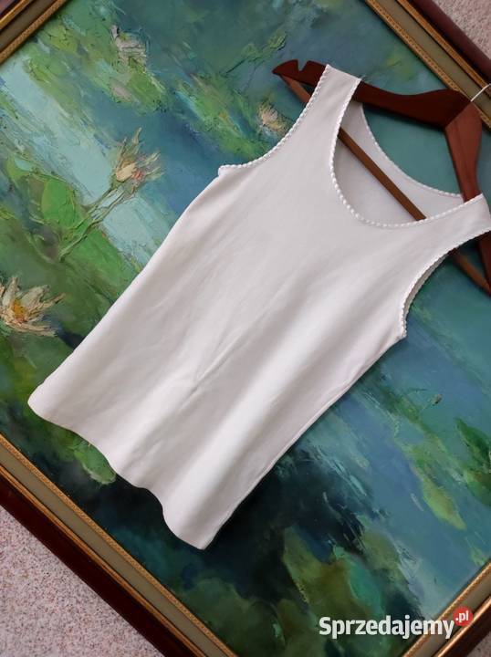 koszulka biała bluzka letnia tshirt satynowa świętokrzyskie Kielce