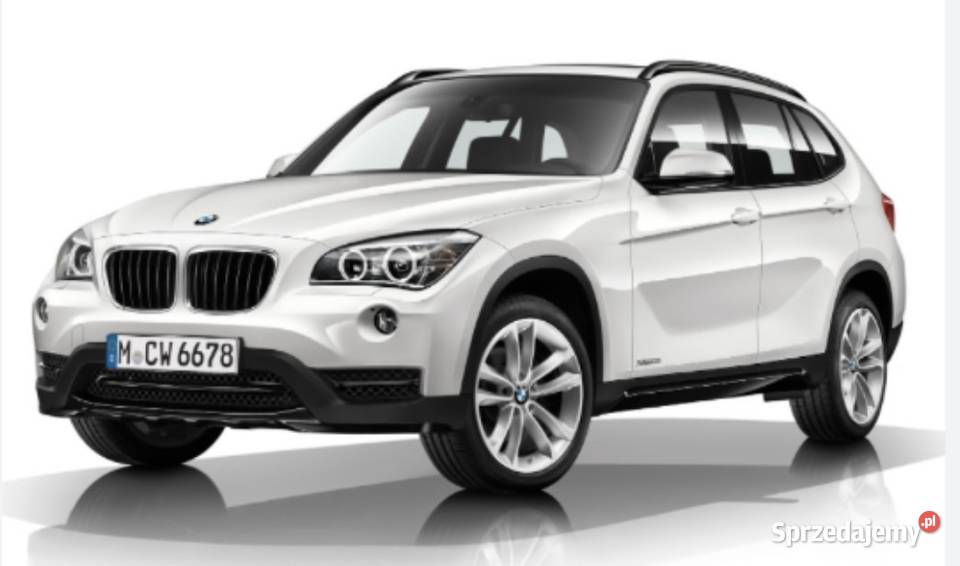 BMW x1 uszkodzone 20d automat relingi dachowe
