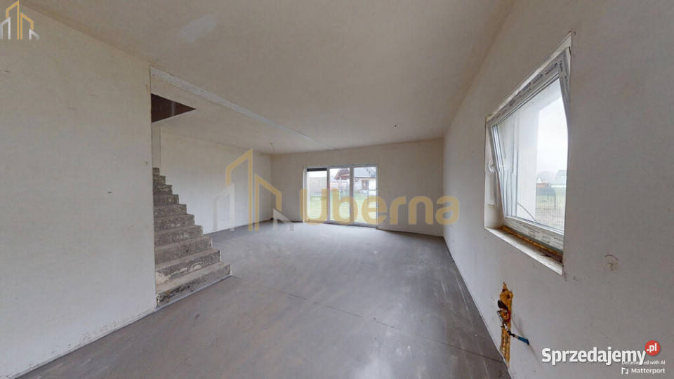 Bliźniak w stanie deweloperskim Białuń