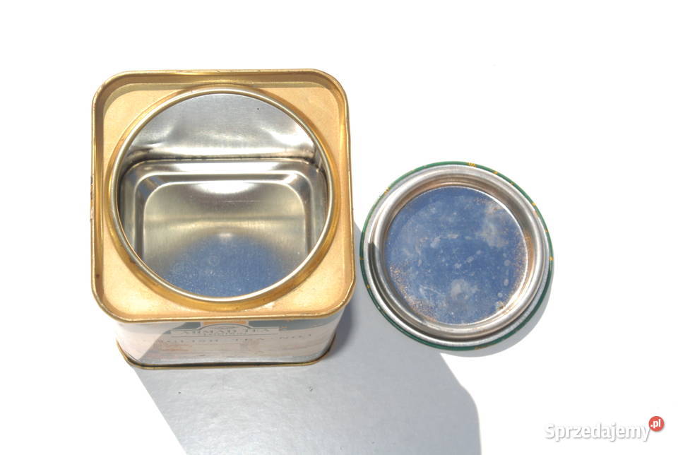 Stara puszka Angielskiej herbacie Ahmad Tea Cieszyn