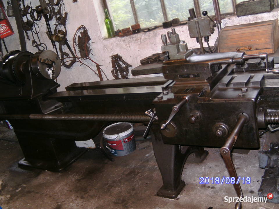 Tokarka zabytkowa duża długa SPRAWNA i ZADBANA świętokrzyskie Działoszyce