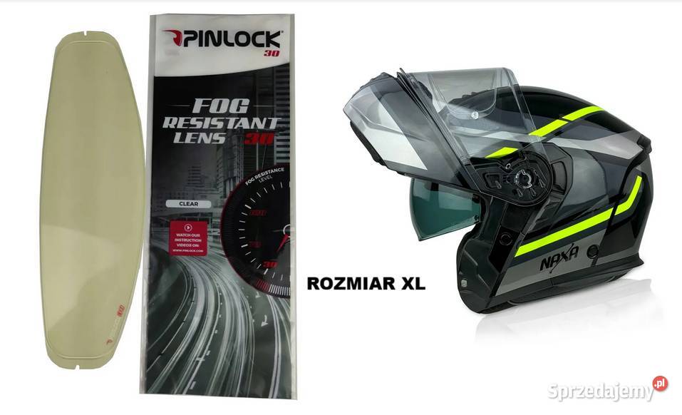 KASK MOTOCYKLOWY SZCZĘKOWY NAXA FO7EROZMIAR XL śląskie Sosnowiec