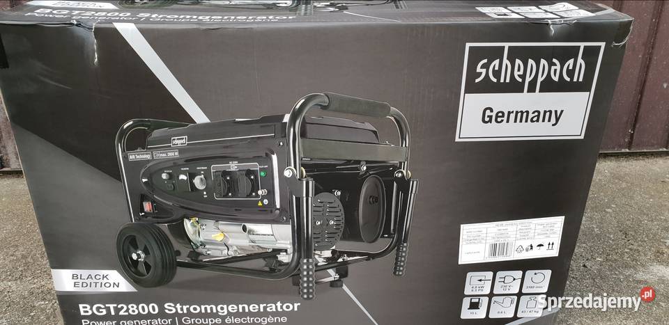 Agregat generator Scheppach BGT 2800 Nowy Zielona Góra