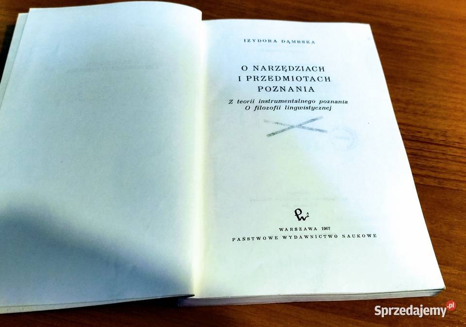 O narzędziach i przedmiotach poznania Izydora miękka