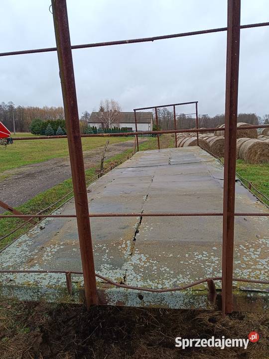 Platforma do wożenia bel balotów przyczepa nieuszkodzony mazowieckie Żyrardów