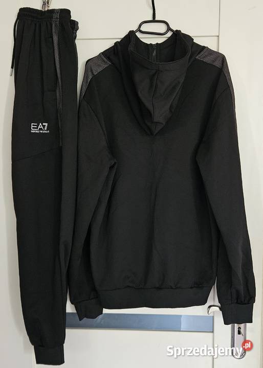 Armani dres XL czarno szary ea7 piękny super Warszawa