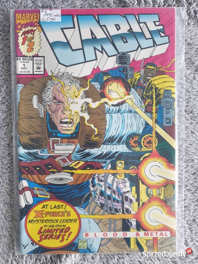 Cable zestaw 7 oryginalnych komiksów Marvel USA Gdynia