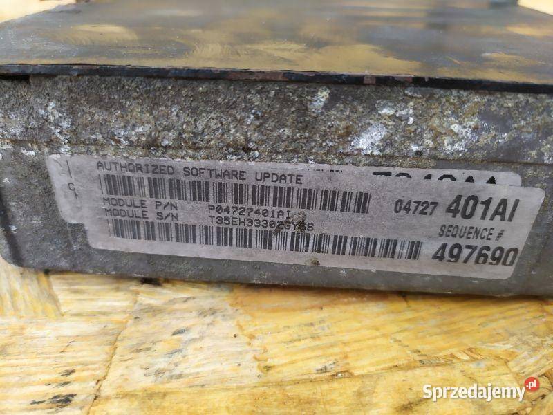 STEROWNIK SILNIKA CHRYSLER DODGE 33 V6 04745860 osobowe Czujniki i sterowniki Gliwice