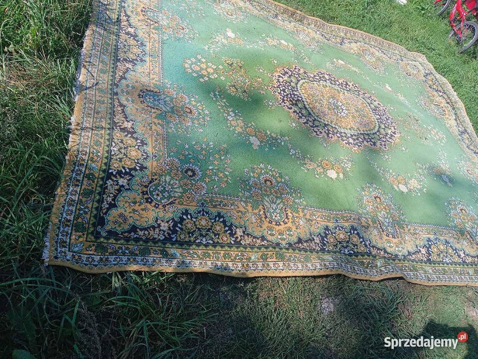 Zielony dywan 4 x 3 m