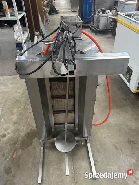 Gyros opiekacz gazowy do kebaba 4 palniki wsad Głogówko