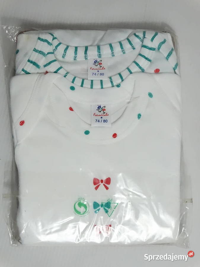 Zestaw Nowych Body Niemowlęcych 2pak 100 Bawełna Biłgoraj