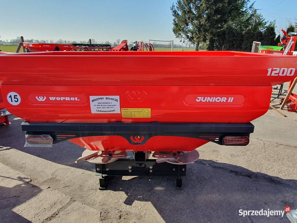 Rozsiewacz Junior II 1200 Woprol dostępny ręki sprzedam