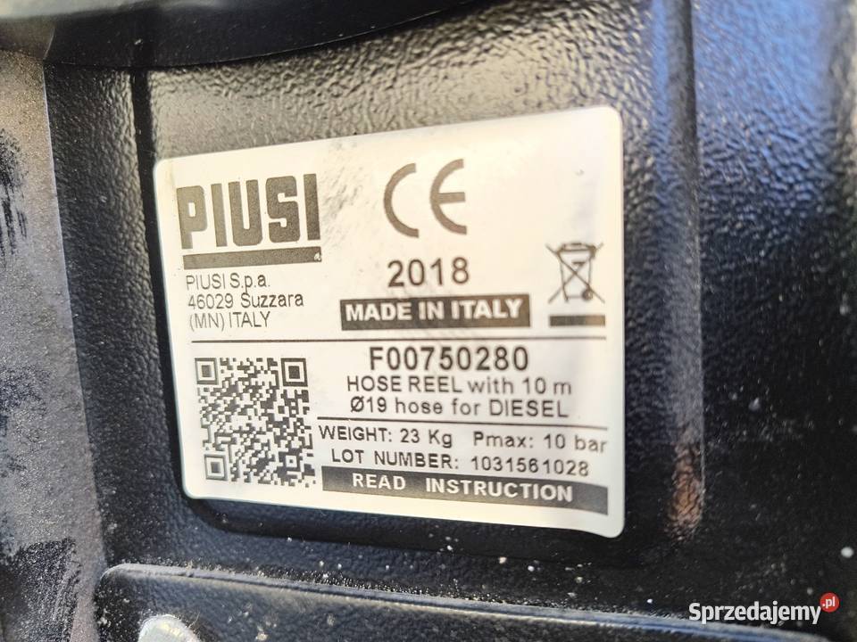 Dystrybutor mobilny PIUSI przepływomierz świętokrzyskie Kielce