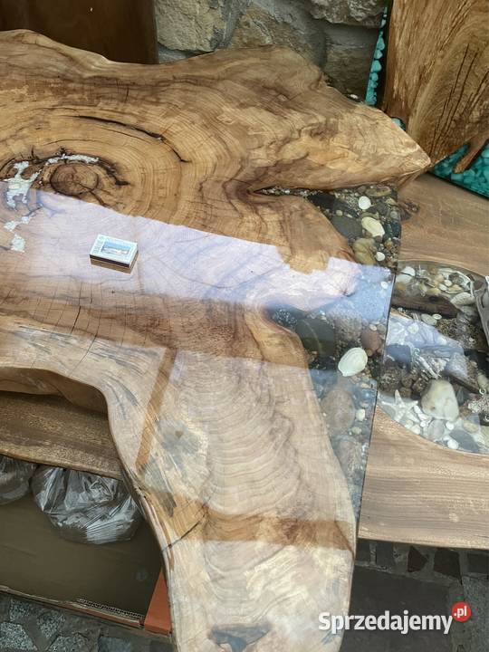 Blat stolik kawowy110x110x7 plaster monolit wiąz Przysucha sprzedam