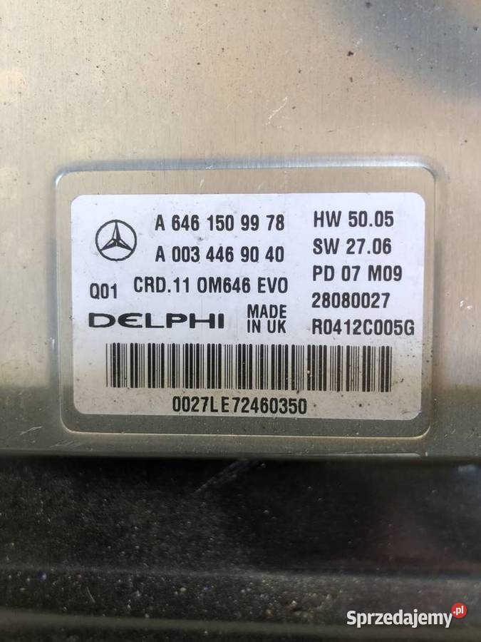 Zestaw startowy mercedes w203 w211 22 cdi delphi sprzedam