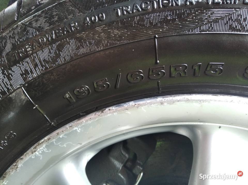 FELGI ALUMINIOWE 15 5112 Z ŁADNYMI OPONAMI Koła i felgi Zagrodno