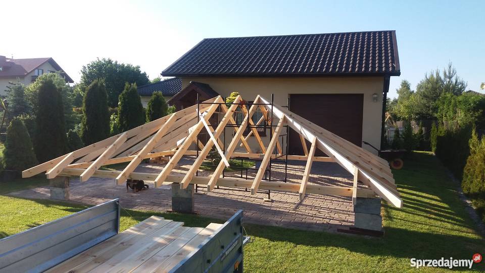 Carpprt Altana Konstrukcja drewniana garaż wiata Lublin