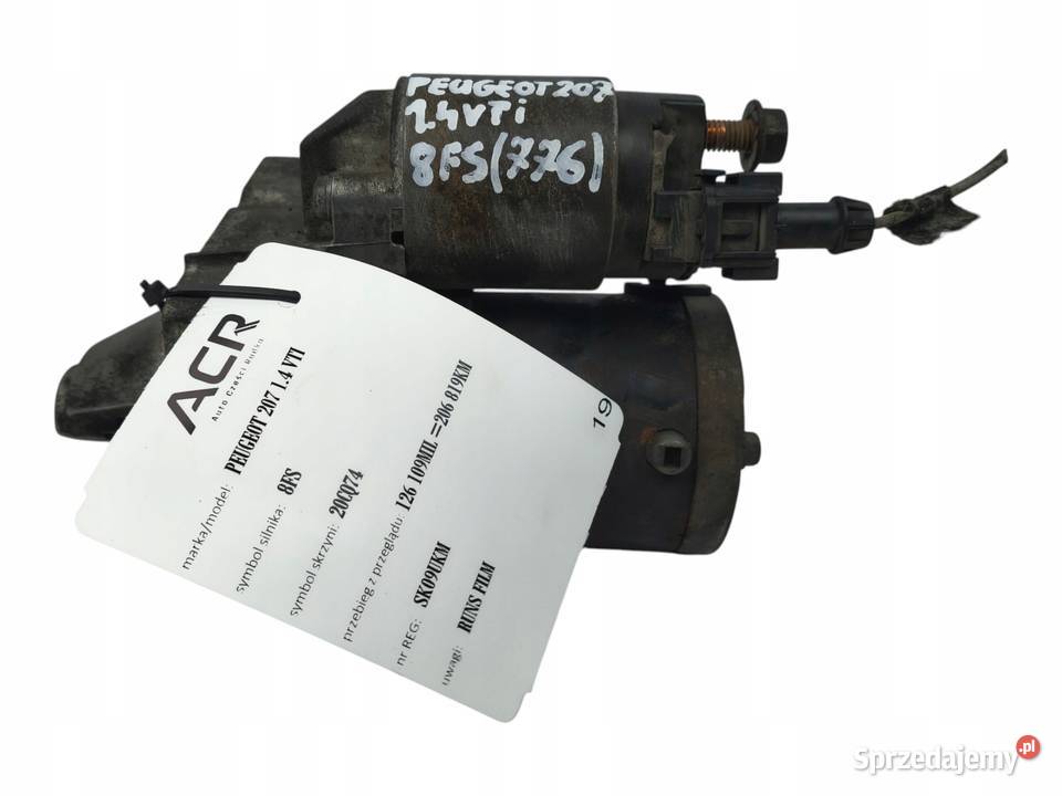 ROZRUSZNIK Peugeot 207 308 Mini R56 14 16 VTi osobowe Układ elektryczny silnika lubelskie Chełm