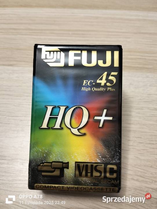 kaseta video z dawnych czasów 0ryginalnie Gryfino