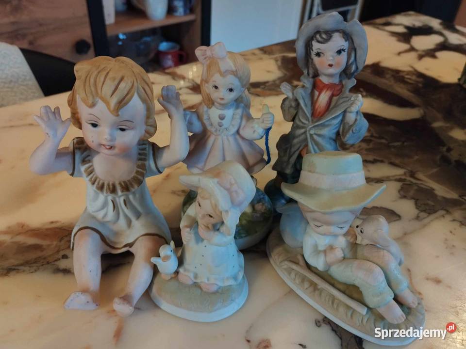 kolekcjonerskie figurki z biskwitu sygnowane Gorzów Wielkopolski