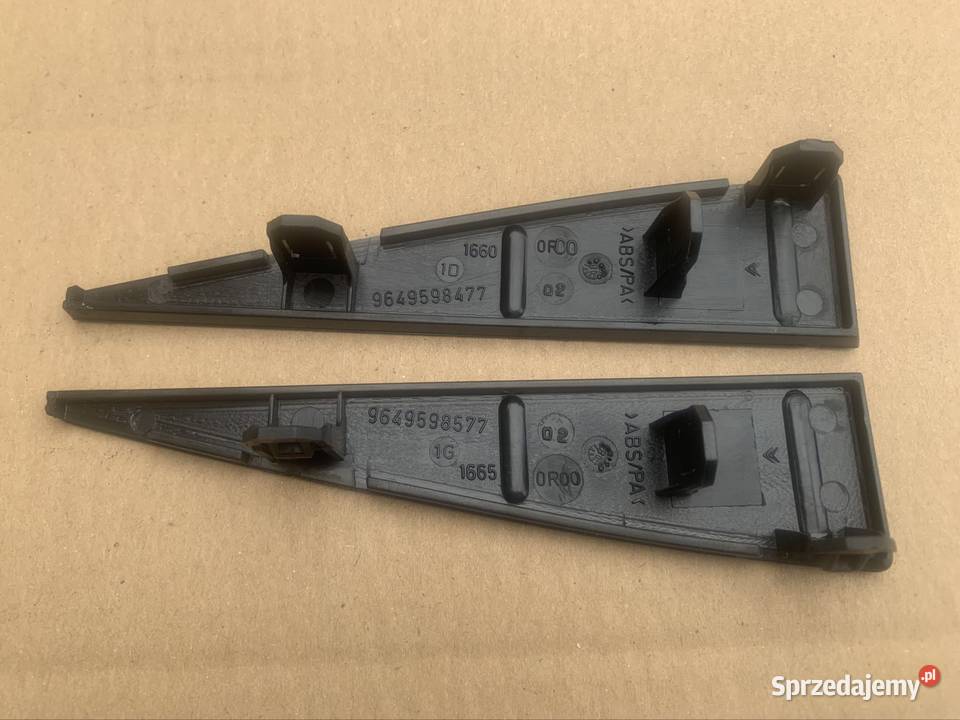 9649598477 zaślepka radia lewa prawa Citroen c4