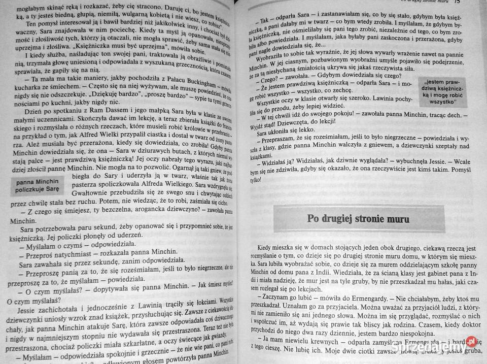 Mała księżniczka Frances Hodgson Burnett Pozostałe Chełm